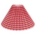 thumbnail image 1 of Vintage Chandelier Cone Lamp Shade Small Lamp Shades Pleated Light Shade Plaid Lamp Shade, 1 of 2