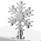 thumbnail image 3 of Gancho para medias con forma de copo de nieve navideño creativo, suministro navideño (dorado), 1 ud., 3 of 5