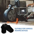 thumbnail image 3 of LRXIYODE 1 Pair Rowing Machine Pedal Black PP Material for Fitness Bike and Exercise Routine, 3 of 7