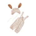 thumbnail image 2 of Traje de fotografía Conjunto de vestuario de tejido para bebés ropa de fotografía para bebés ropa para niñas y niños recién nacidos, 2 of 8