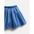 thumbnail image 3 of Wonder Nation Toddler Girls Graphic Crewneck Sweatshirt with Long Sleeves and Tulle Skirt Set, 2 Piece, Sizes 12M-5T, 3 of 4
