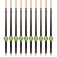 thumbnail image 3 of Lot de 10 Queues de Billard ASKA L2 Fumée, Arbre Érable Canadien de 58 Pouces, Embout Rigide de 13 mm, Poids Mixtes, 3 of 6