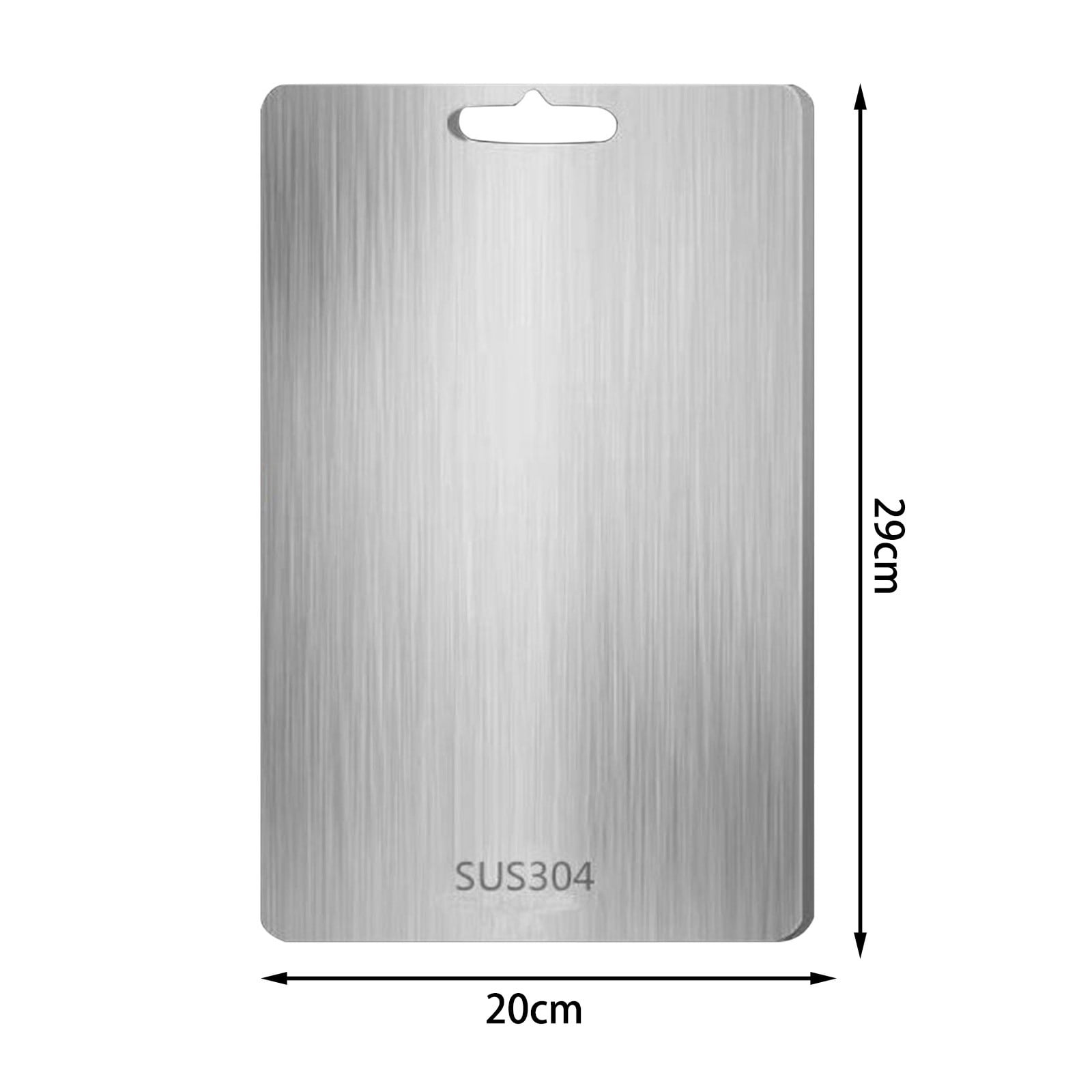 Tkrady Cutting Boards, 100% Pure Titanium Cutting Boards for Kitchen, Double-Sided Food Grade Cutting Board, Easy to Clean-Chopping Boards Cutting Mat for Meat Fruit & vegetable (12X9 in)