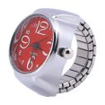 thumbnail image 3 of Reloj de anillo unisex CHAO de acero inoxidable de cuarzo rosa, 3 of 4