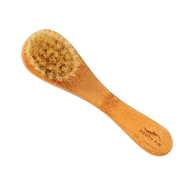 Depurador De Limpieza De Bambú De Fibra Natural Limpiador De Limpieza De Piel De Cepillo De Cara Exfoliante Sunnimix Limpieza facial con brocha facial