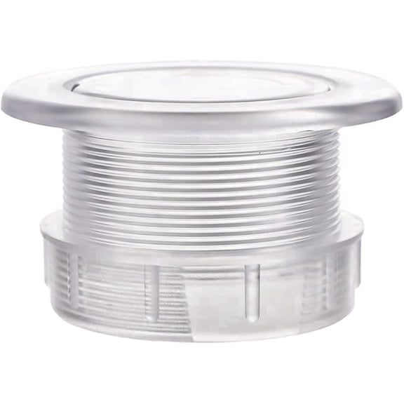 SUQ I OME Outdoor Patio Parasol Umbrella Hole Ring Plug and Cap Set, Clear