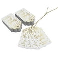 thumbnail image 3 of Inkdotpot Pack Of 100 ThankYou For Celebrating With Me Birthday Favor Paper Tags Craft Real Gold Foil Hang Tags, 3 of 6