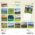 thumbnail image 2 of Golf Courses 2025 12 X 24 Inch Monthly Square Wall Calendar Plastic-Free (Wall), 2 of 9
