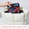 thumbnail image 6 of Graffiti Velvet Portable Travel Organizer with Removable Compartment - Gift, Earring Organizer, Storage Box, and Bracelet Holder, 6 of 7