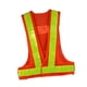 thumbnail image 3 of Chaleco de seguridad reflectante de alta visibilidad, ajustable y transpirable para trabajadores Naranja, 3 of 9