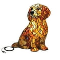 thumbnail image 2 of Labrador Lamp, Dogs Stained Resin Tabletop Night Light, Dog Series Art Night Light, Dog Stained Glass Lamp, 3D Cute Pet Themed LED Table Lamps, Gift for Lovers, 2 of 7