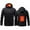 Black, variant on Heated Jackets for Men, Winter Heated Advanced Technology Extreme Cold Weather Outdoor Activities Jacket Coat For Men - Red