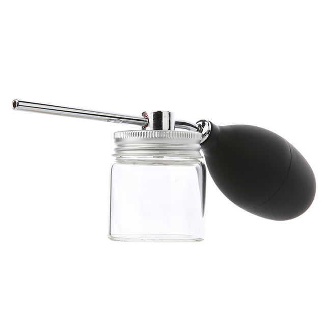 Dispensador de polvo profesional, pulverizador de fibra capilar, práctico soporte para polvo, accesorio para el cabello
