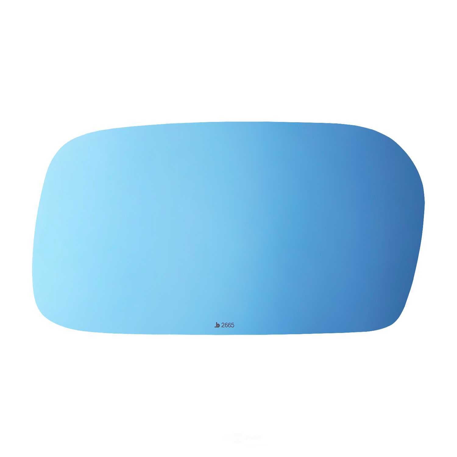Burco Side View Mirror Replacement Glass - Blue Glass - 2665