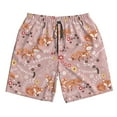 thumbnail image 3 of Uemuo Beautiful Fox Pattern Men's Swim Trunks Hawaiian Beach Bathing Suit Swimsuits Beach Quick-Dry Shorts with Pockets-X-Large, 3 of 9