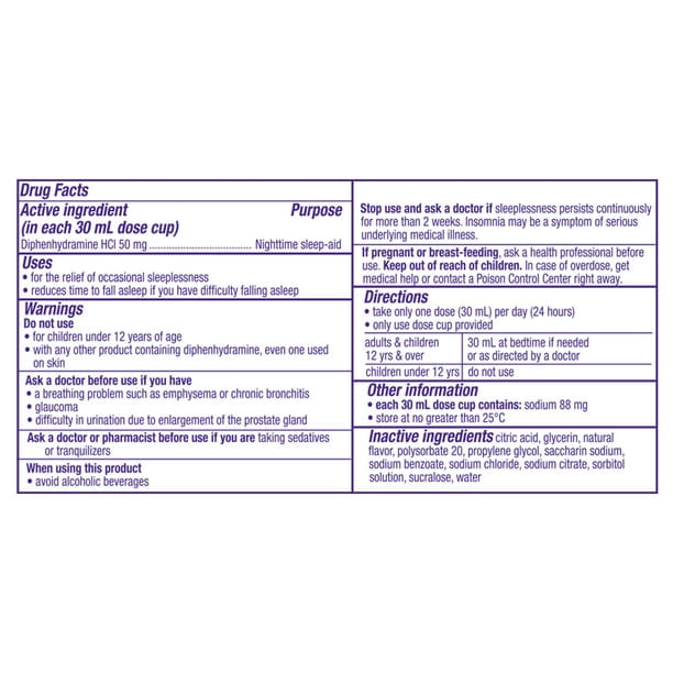 Vicks ZzzQuil Nighttime Sleep Aid Liquid(2 PACK), Alcohol-Free, Berry Flavored, 12 Oz (2 BOTTLES)*EN