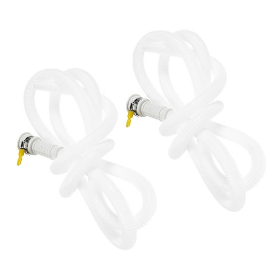 2pcs Portable Air Conditioner Hose Universal Drain Hose for Window Unit Flexible Drain Pipe