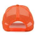 thumbnail image 3 of Dalix Astronaut Spaceman Embroidered Trucker Hat in Orange White, 3 of 3