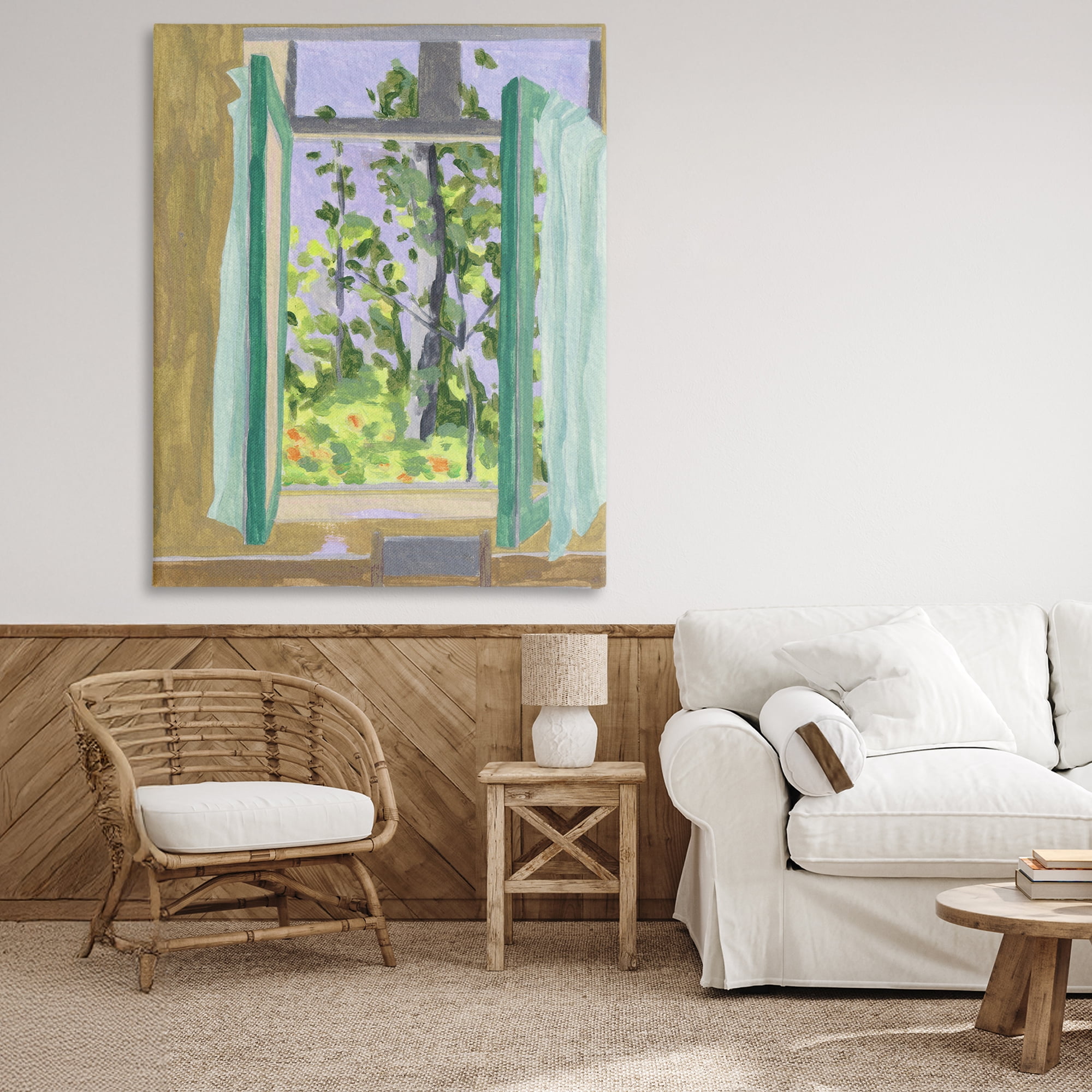 A Seat For Spring Canvas Wall Art, design by Melissa Wang