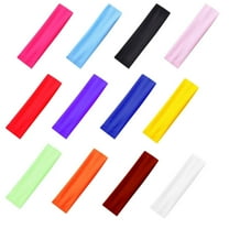 EnJoCho 12 Pcs Colors Women's Yoga Cotton Elastic Headband Sports Headband Female Summer Sports Headband Gifts