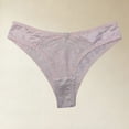 thumbnail image 1 of Warop Women's Triangle Panties, Fashionable Solid Color with Sexy Lace and Breathable Mesh, Seductive and Comfortable for Intimate Moments and Daily Use, 1 of 5