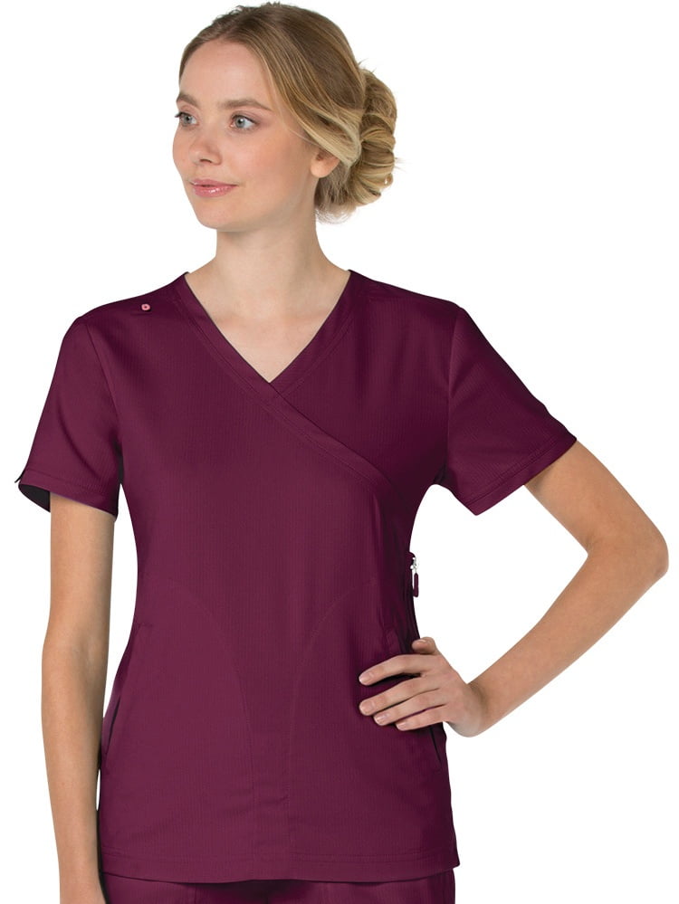 koi Lite Koi Lite Women's "Philosophy" 316 Mock Wrap Side Zipper