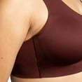 thumbnail image 3 of Brooks Women's Crossback 2.0 Sports Bra for Running, Workouts & Sports - Run Raisin/Copper - 36 D/E, 3 of 6
