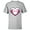 Athletic Heather, variant on Marvel Spider-Man Ghost Spider Spider-Gwen Heart Mask Logo - Short Sleeve T-Shirt for Kids - Customized-White