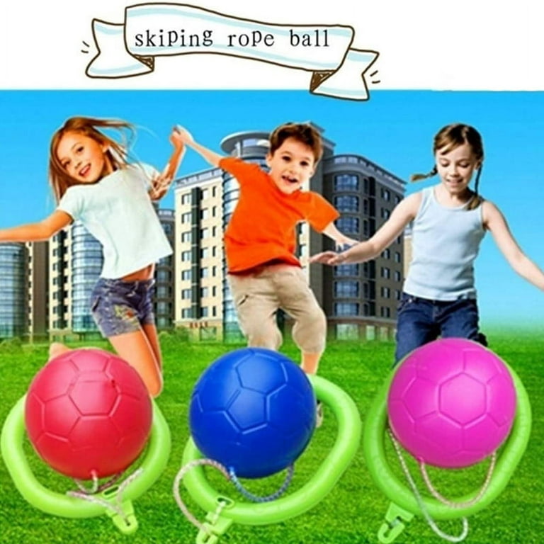 Skip Ball Children Exercise Coordination Balance Hop Jump