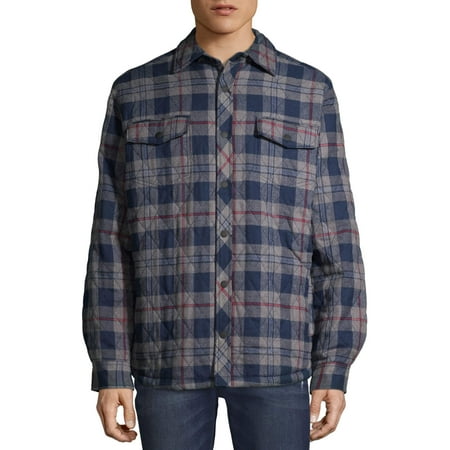 George Men's and Big Men's Shirt Jacket, up to Size 5XL
