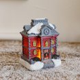 thumbnail image 5 of HongHeng Christmas Village, Plastic Christmas Village Houses Figurines for Christmas Tree Decorations, Vintage Christmas Village Collection for Christmas Holiday Home Decorations, 5 of 6