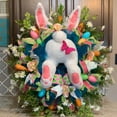 thumbnail image 6 of Multi-color Cute Cartoon Cloth Garland with Rabbit Pendant Door Decor for Easter, 6 of 7