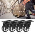 thumbnail image 6 of Non-Marking Wheels for Floor Protection, Industrial Grade Swivel Casters with Polyurethane (PU) Wheels for Smooth Navigation, Dual Locking System for Maximum Control, Set of 4,, 6 of 8