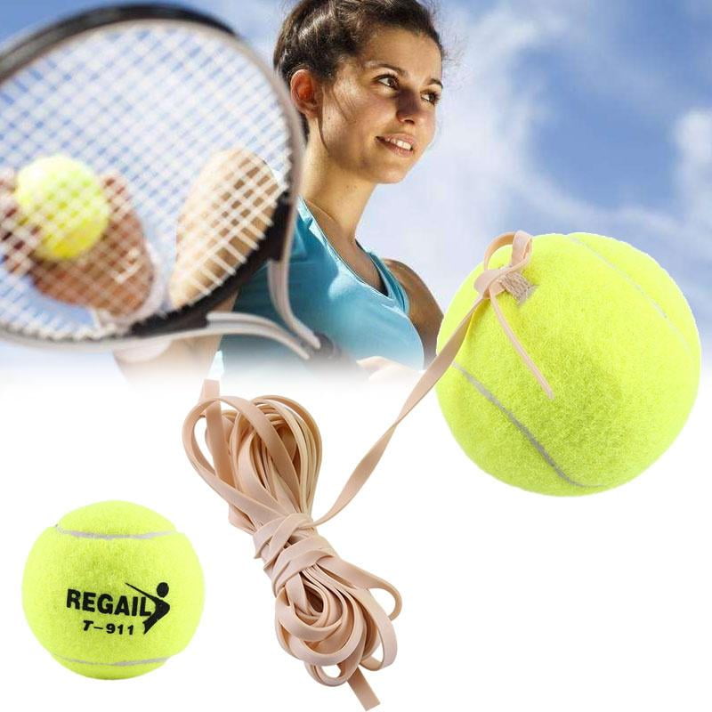 2pcs Tennis Training Ball Elastic Rope Ball On String Trainer Practice Balls 