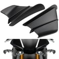 thumbnail image 3 of 2 piezas de aletas Cola Universales de motocicleta H2R R1 Negro Alerones de motocicleta, 3 of 8