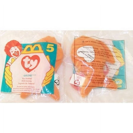 TY McDonald s Teenie Beanie - #5 GOLDIE the Fish (1997) (4.5 inch) price history on PriceWatchPro
