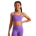thumbnail image 1 of Top deportivo para niñas CRZ YOGA Butterluxe con espalda en Y color lila real talla L, 1 of 6