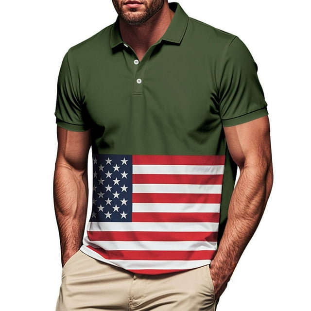 Aqestyerly Haut à Col Rabattu pour Hommes avec Poche de Loisirs, Design Color Block, Polyvalent, Manches Courtes, Sportif, Léger, Respirant