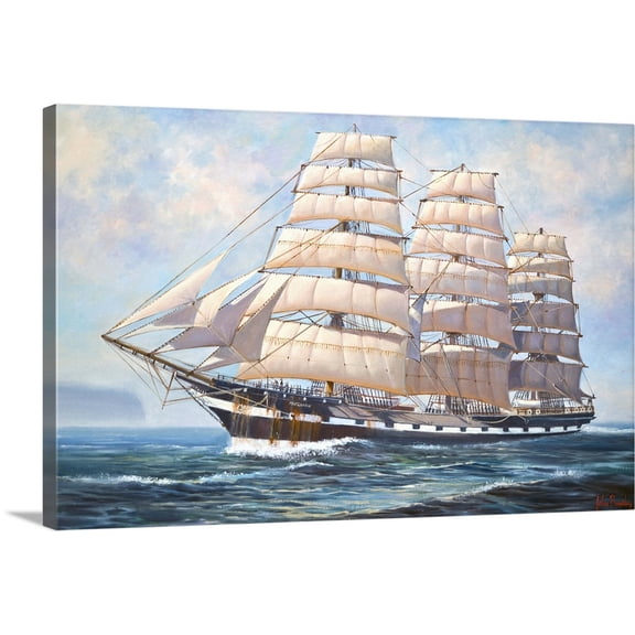 Great BIG Canvas | "HMS Macquarie" Canvas Wall Art - 48x32