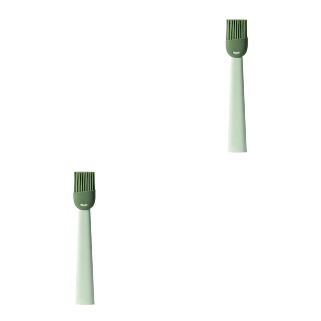 Cepillo de aceite para hornear Advancent Silicona Basting Barbacoa Cocina Anti-escaldado Lavable Verde 2Conjunto