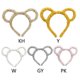 thumbnail image 3 of Women Winter Thick Plush Headband Round Mouse Bear Ears Makeup Hair Hoop Bandana, 3 of 5
