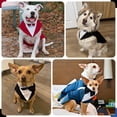 thumbnail image 3 of IDOMIK Dog Tuxedo Suit with Bow Tie, Formal Wear for Large Dogs, Black, 2XL, 3 of 4