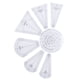 thumbnail image 4 of Regla de costura DIY, reglas para acolchar, parche en forma de plantilla circular, plantillas para acolchar, resistentes y resistentes Jadeshay  A, 4 of 8