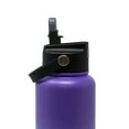 thumbnail image 5 of 32oz Purple and Teal Ombre Stainless Steel Bottle with Flip Straw Lid, by Athletic Works, 5 of 5