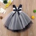 thumbnail image 3 of xiaxaixu Barboteuse Bébé Fille Dessin Animé Rayé Imprimé Sourire Tutu Robe en Tulle, 3 of 6