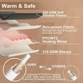 thumbnail image 5 of Twin Size Electric Blanket | Fast Heating, Soft Flannel & Sherpa | ETL Certified & Machine Washable | 62" x 84", 5 of 6