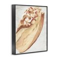 thumbnail image 3 of Stupell Industries Coastal Rustic Beige Shell Black Framed Giclee Art, 11 x 14, by June Erica Vess, 3 of 8