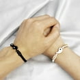 thumbnail image 4 of DHliIQQ WRIBZD Yin Yang Matching Bracelets for Men and Women Friend Couple Bracelets Adjustable Rope Cord Bracelet Bangle for Couple BFF Matching Bracelet Friendship Jewelry Gifts, 4 of 7