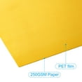 thumbnail image 3 of Uxcell 11"x8.5" Metallic Mirror Board Sheets, 10 Pack Gold Cardstock Foil Board Reflective Sheet 250gsm, 3 of 6