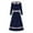 Navy, variant on Coerni Toddler Girls Muslim Arab Dresses Long Sleeve Kids 𝐈slamic Long Dress A Line Birthday Wedding Loose Casual Lapel